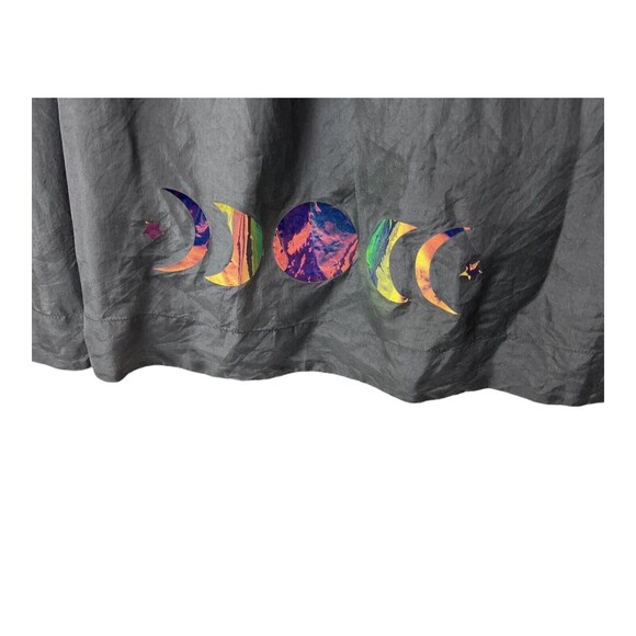 Eileen Fisher Gray Silk Chiffon Pleated Lined Sleeveless Beaded Dress MEDIUM - Picture 12 of 15